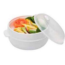 2 Tier Microwave Rice Noodle Portable Vegetable Food Steamer